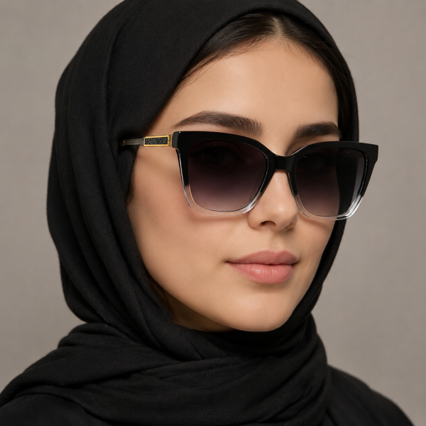 عینک آفتابی زنانه پلاریزه کائوچویی TD6133