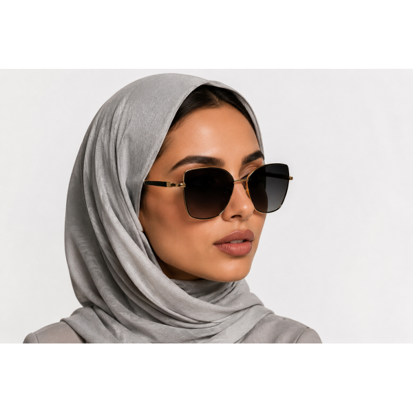 عینک آفتابی زنانه پلاریزه فلزی TD6021 عینک آفتابی زنانه پلاریزه فلزی TD6021