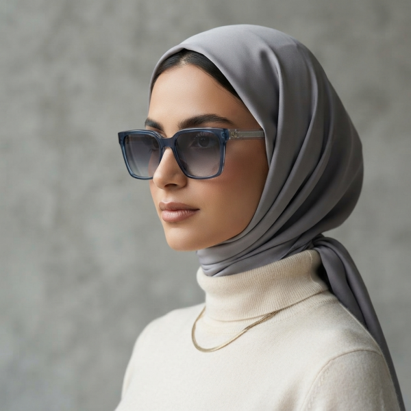 عینک آفتابی زنانه پلاریزه کائوچویی 6047