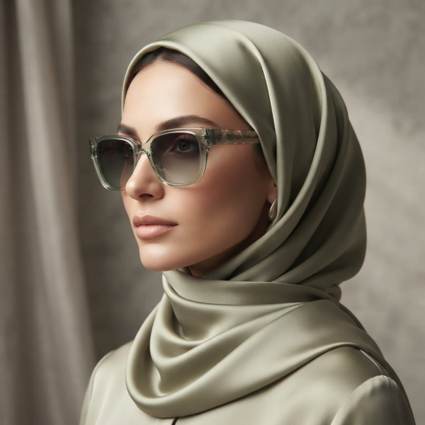 عینک آفتابی زنانه پلاریزه کائوچویی MG6918